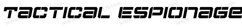 Tactical Espionage A字体转换
